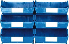 Triton - 55 Lb. Load Capacity, 10-7/8" Deep, Multi-Colored Polypropylene Bin System - 5" High x 11" Wide x 10-7/8" Long - USA Tool & Supply