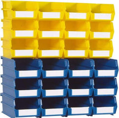 Triton - 70 Lb. Load Capacity, 7-3/8" Deep, Multi-Colored Polypropylene Bin System - 3" High x 4-1/8" Wide x 7-3/8" Long - USA Tool & Supply