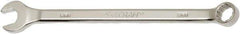Ability One - 13mm 12 Point Combination Wrench - 15° Offset Angle, Steel, Chrome Finish - USA Tool & Supply