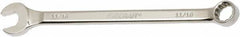 Ability One - 11/16" 12 Point Combination Wrench - 15° Offset Angle, Steel, Chrome Finish - USA Tool & Supply