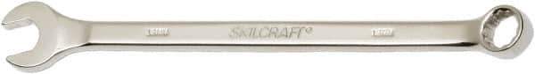 Ability One - 12mm 12 Point Combination Wrench - 15° Offset Angle, Steel, Chrome Finish - USA Tool & Supply