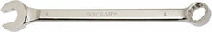 Ability One - 1" 12 Point Combination Wrench - 15° Offset Angle, Steel, Chrome Finish - USA Tool & Supply