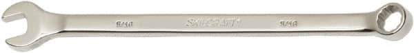 Ability One - 15/16" 12 Point Combination Wrench - 15° Offset Angle, Steel, Chrome Finish - USA Tool & Supply