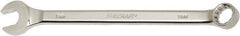 Ability One - 19mm 12 Point Combination Wrench - 15° Offset Angle, Steel, Chrome Finish - USA Tool & Supply