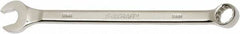 Ability One - 15mm 12 Point Combination Wrench - 15° Offset Angle, Steel, Chrome Finish - USA Tool & Supply