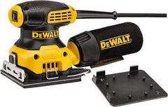 DeWALT - 14,000 OPM, Electric Orbital Sander - Square, Oscillating Sander, 2.3 Amps - USA Tool & Supply