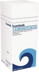 Boardwalk - Jumbo Straws, 7-3/4", Plastic, Translucent, Unwrapped, 250/Pack, 50 Pack/Carton - USA Tool & Supply