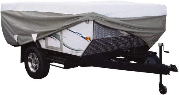 Classic Accessories - Polypropylene RV Protective Cover - 14 to 16' Long, Gray and White - USA Tool & Supply