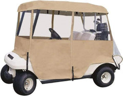 Classic Accessories - Polyester Golf Cart Protective Cover - 66 x 53", Sand - USA Tool & Supply