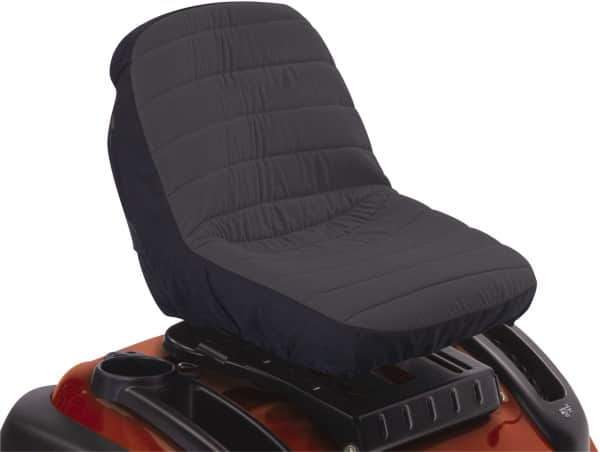 Classic Accessories - Polyester Tractor Seat Protective Cover - 14-1/2 x 19 x 12", Black and Gray - USA Tool & Supply