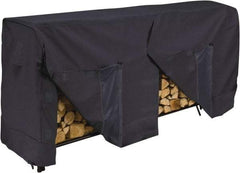 Classic Accessories - Polyester Log Rack Protective Cover - 96 x 24 x 42", Black - USA Tool & Supply