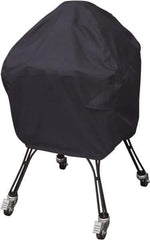 Classic Accessories - Polyester Grill Protective Cover - 27" Diam x 45" High, Black - USA Tool & Supply