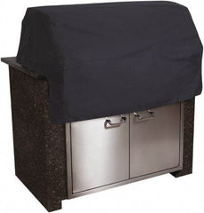 Classic Accessories - Polyester Grill Top Protective Cover - 32 x 26 x 24", Black - USA Tool & Supply