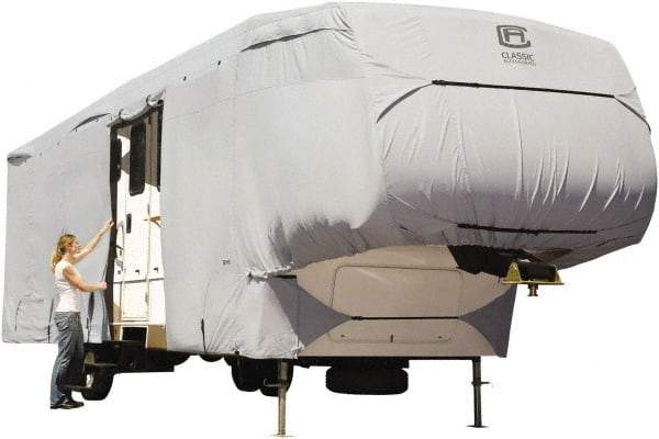 Classic Accessories - Polyester RV Protective Cover - 37 to 41' Long x 140" High, Gray - USA Tool & Supply