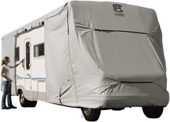 Classic Accessories - Polyester RV Protective Cover - 26 to 29' Long x 122" High, Gray - USA Tool & Supply