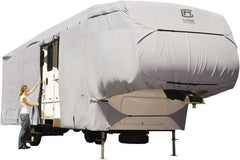 Classic Accessories - Polyester RV Protective Cover - 20 to 23' Long x 122" High, Gray - USA Tool & Supply