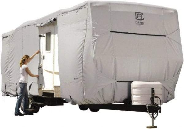 Classic Accessories - Polyester RV Protective Cover - 20 to 22' Long x 118" High, Gray - USA Tool & Supply