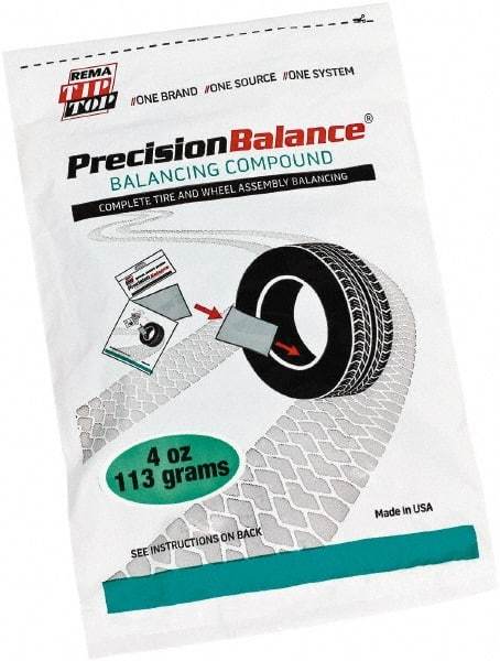 Rema Tip Top - 8 oz. Bag Wheel Balancing Formula - For Tires & Wheels - USA Tool & Supply