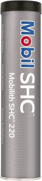 Mobil - 13.4 oz Cartridge Lithium High Temperature Grease - Red, High/Low Temperature, NLGIG 2, - USA Tool & Supply