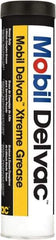 Mobil - 13.7 oz Cartridge Lithium Extreme Pressure Grease - Orange, Extreme Pressure & High Temperature, NLGIG 2, - USA Tool & Supply