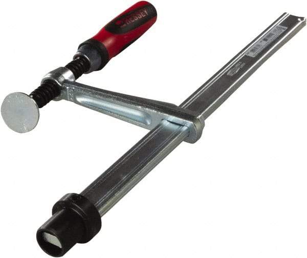 Bessey - 6" Throat Depth, 8" Max Capacity, Standard Sliding Arm Clamp - 650 Lb Clamping Pressure, 5/8" Spindle Diam - USA Tool & Supply