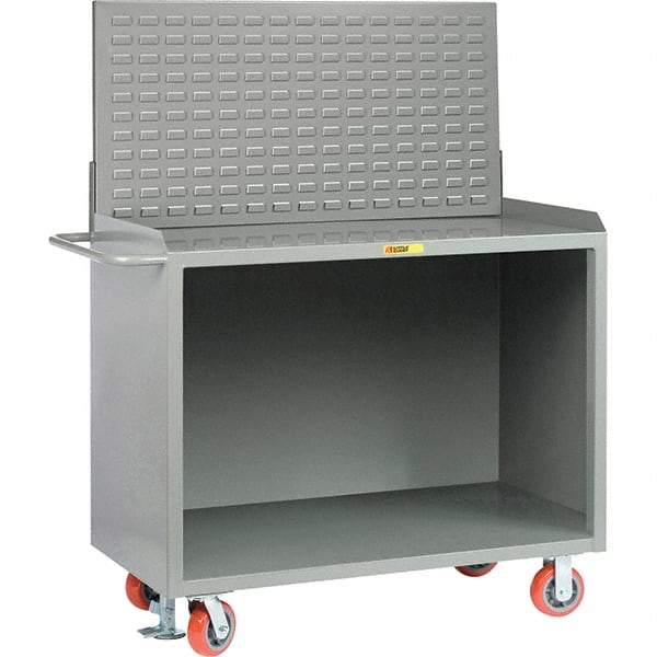 Little Giant - 3,600 Lb Capacity Mobile Service Bench - 53" Wide x 24" Deep x 43" High, Steel, Gray - USA Tool & Supply