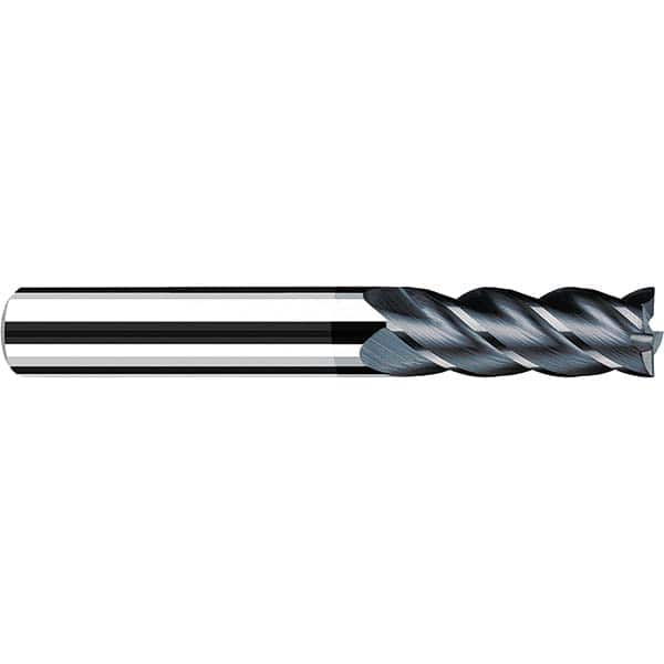 Fraisa - 3/8, 1" LOC, 3/8" Shank Diam, 2-3/4" OAL, 4 Flute Solid Carbide Square End Mill - USA Tool & Supply