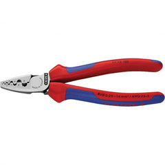 Knipex - Crimpers Type: Crimping Pliers Style: Crimping Pliers for End Sleeves (Ferrules) - USA Tool & Supply