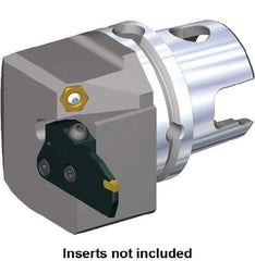 Kennametal - Beyond Evolution Blade Insert, 48mm Head Length, Modular Grooving Blade Holder Head - Left Hand Cut, System Size KM63TS, Through Coolant, Series Beyond Evolution - USA Tool & Supply