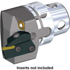 Kennametal - A3 & A4 Modular Blade Insert, 68.5mm Head Length, Modular Grooving Blade Holder Head - Left Hand Cut, System Size KM4X63, Through Coolant, Series KGMS - USA Tool & Supply