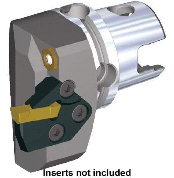 Kennametal - A3 & A4 Modular Blade Insert, 63.5mm Head Length, Modular Grooving Blade Holder Head - Left Hand Cut, System Size KM63TS, Through Coolant, Series KGMS - USA Tool & Supply