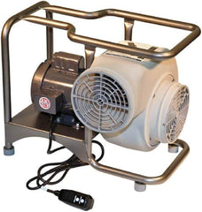 AIR Systems - 8" Inlet, Electric AC Centrifugal Blower - 0.75 hp, 1,308 CFM (Free Air), 220 Max Voltage Rating - USA Tool & Supply