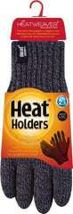 Grabber - Size M Work Gloves - For General Purpose, Uncoated, Slip-On Cuff, Full Fingered, Navy, Paired - USA Tool & Supply