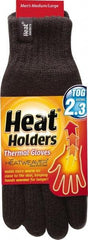 Grabber - Size L Work Gloves - For General Purpose, Uncoated, Slip-On Cuff, Full Fingered, Black, Paired - USA Tool & Supply