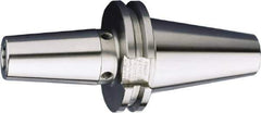 HAIMER - 25mm Hole Diam, CAT50 Taper Shank Shrink Fit Tool Holder & Adapter - 100mm Projection, 44mm Nose Diam, 58mm Clamping Depth, 25,000 RPM, Through Coolant - Exact Industrial Supply