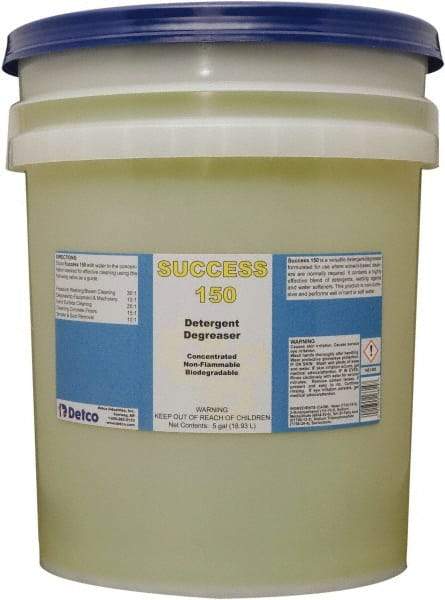 Detco - 5 Gal Bucket Cleaner/Degreaser - Liquid, Butyl-Based, Unscented - USA Tool & Supply