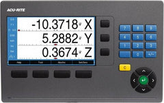 Acu-Rite - 3 Axes, Milling, Lathe & Grinding Compatible DRO Counter - Color TFT Display - USA Tool & Supply