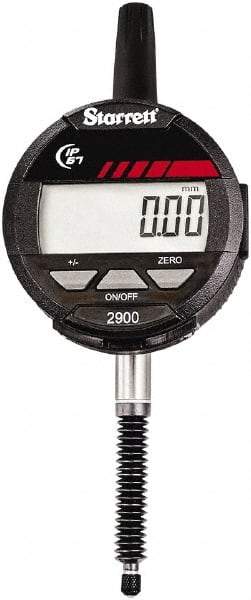 Starrett - Electronic Drop Indicators Minimum Measurement (Decimal Inch): 0.0000 Minimum Measurement (mm): 0.00 - USA Tool & Supply