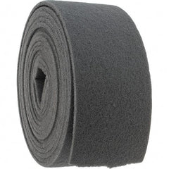 Brite Star - 30' Long x 6" Wide Nonwoven Roll - Very Fine Grade, Gray, Silicon Carbide - USA Tool & Supply