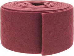 Brite Star - 30' Long x 6" Wide Nonwoven Roll - Very Fine Grade, Purple, Aluminum Oxide - USA Tool & Supply