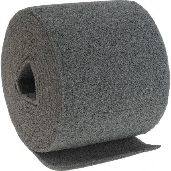 Brite Star - 20' Long x 8" Wide Nonwoven Roll - Very Fine Grade, Gray, Silicon Carbide - USA Tool & Supply