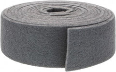 Brite Star - 30' Long x 4" Wide Nonwoven Roll - Very Fine Grade, Gray, Silicon Carbide - USA Tool & Supply