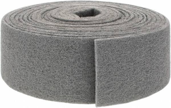 Brite Star - 30' Long x 4" Wide Nonwoven Roll - Very Fine Grade, Gray, Silicon Carbide - USA Tool & Supply