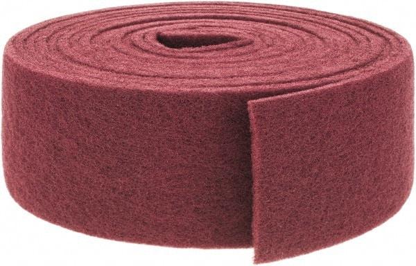 Brite Star - 30' Long x 4" Wide Nonwoven Roll - Very Fine Grade, Purple, Aluminum Oxide - USA Tool & Supply