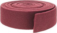 Brite Star - 30' Long x 4" Wide Nonwoven Roll - Very Fine Grade, Purple, Aluminum Oxide - USA Tool & Supply