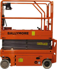 Ballymore - Cherry Pickers (Personal Lifts) Type: Drivable Scissor Lift Type of Power: (4) 12 Volt Battery - USA Tool & Supply