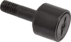 Accurate Bushing - 1/2" Roller Diam x 3/8" Width, 0.19" Stud Diam x 5/8" Length, Stud Cam Follower - Steel, 1/4" Thread Length, 10-32 Thread, 1" OAL, 970 Lb Dynamic Cap, 720 Lb Static Cap - USA Tool & Supply