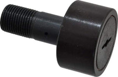 Accurate Bushing - 1-3/4" Roller Diam x 1" Width, 3/4" Stud Diam x 1-3/4" Length, Stud Cam Follower - Steel, 7/8" Thread Length, 3/4-16 Thread, 2-3/4" OAL, 7,870 Lb Dynamic Cap, 7,950 Lb Static Cap - USA Tool & Supply