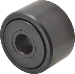 Accurate Bushing - 5/8" Bore, 2" Roller Diam x 1-1/4" Roller Width, Steel Yoke Cam Follower - 10,370 Lb Dynamic Load Capacity, 1-5/16" Overall Width - USA Tool & Supply