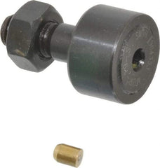 Accurate Bushing - 19mm Roller Diam x 11mm Width, 8mm Stud Diam x 20mm Length, Sealed Stud Cam Follower - Steel, 10mm Thread Length, M8x1.25 Thread, 32mm OAL, 4,250 N Dynamic Cap, 4,600 N Static Cap - USA Tool & Supply